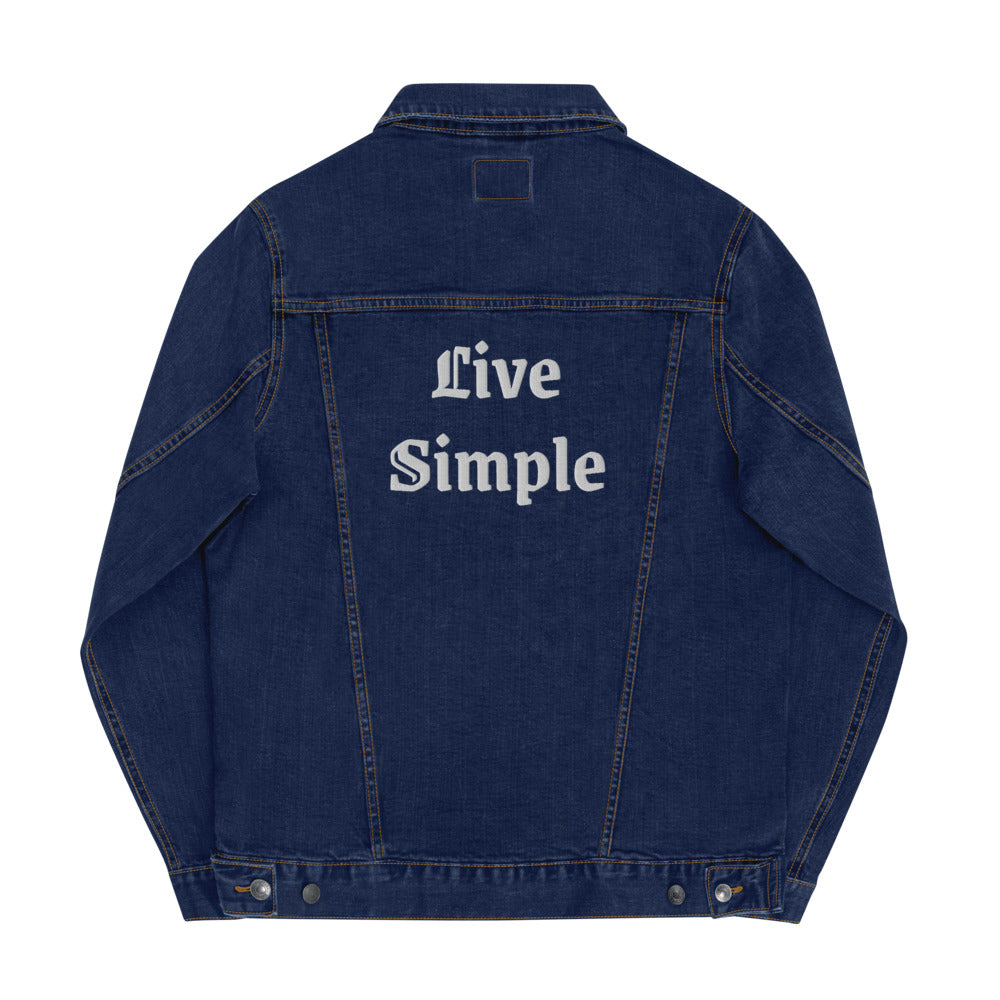 Unisex Live Simple Denim Jacket